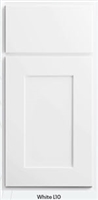White L10 door sample